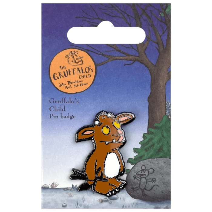 Gruffalo's Child Character Pin Badge / Κονκάρδα Μικρό Γκρούφαλο - Diavazo Greek Books