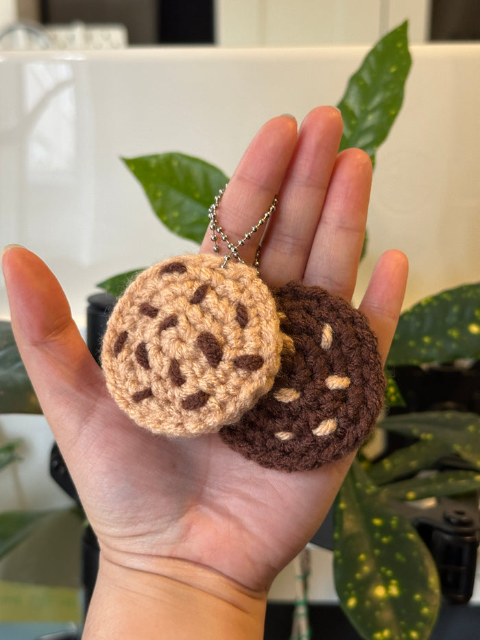 Handmade Crochet Cookie Keychain – Cookie Charm