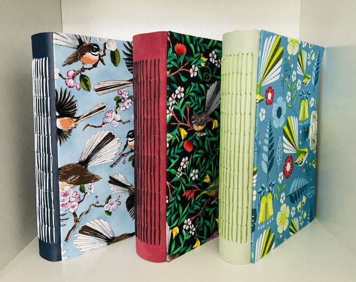 Handsewn Notebooks - Fantail Edition
