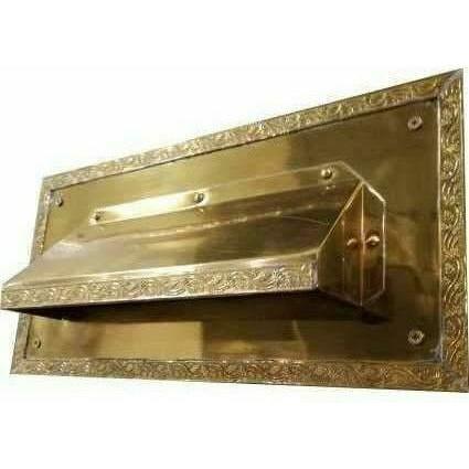 Hooded letter plate 350mm x 160mm x 50mm