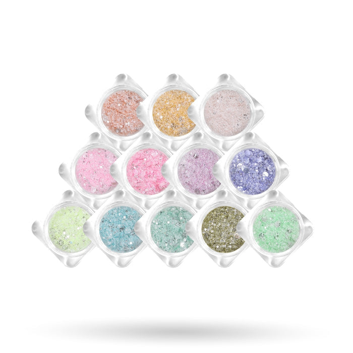 Illusionglitter Pastell Set