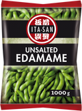 ITA-SAN Edamame, Sojabohnen in Schote ungesalzen, blanchiert 1 kg