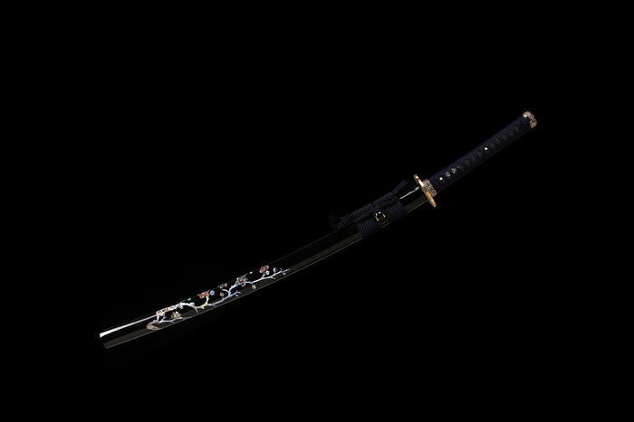 Japanses Samurai Katana Sword L6 Steel Clay Tempered