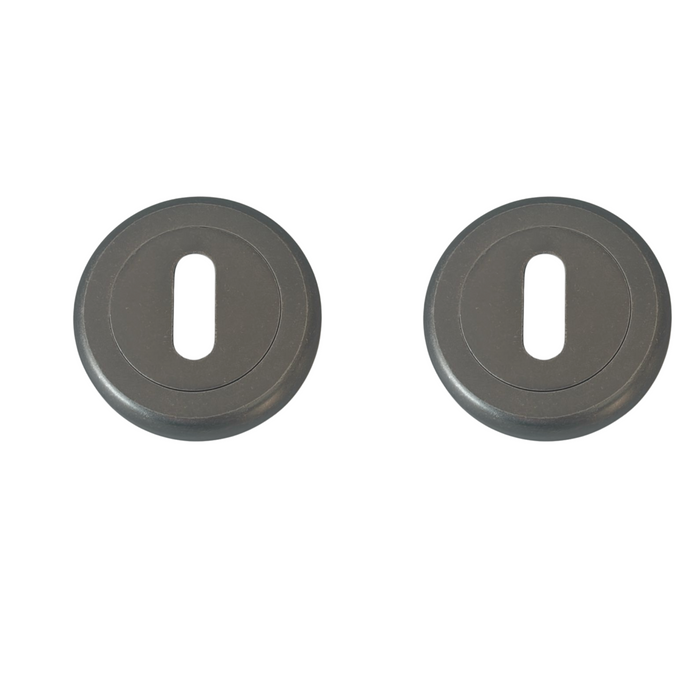 Key plate screw on pewter key hole Misc