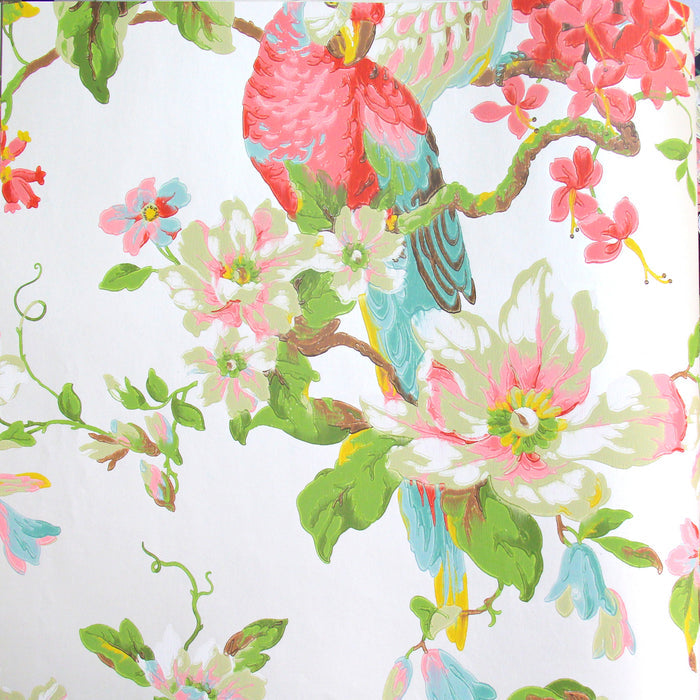 Lavender Dream Pinkish White Floral Design Wallpaper 322318