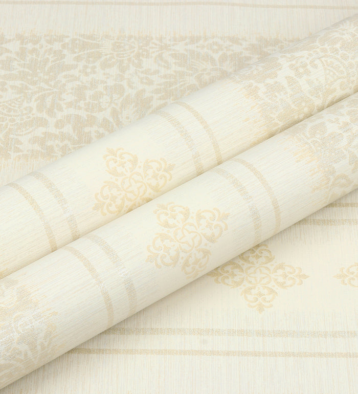 Lyndhurst Beige Baroque Design Wallpaper 331902