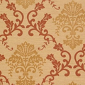 Lyndhurst Golden Damask Motif Design Wallpaper 331966