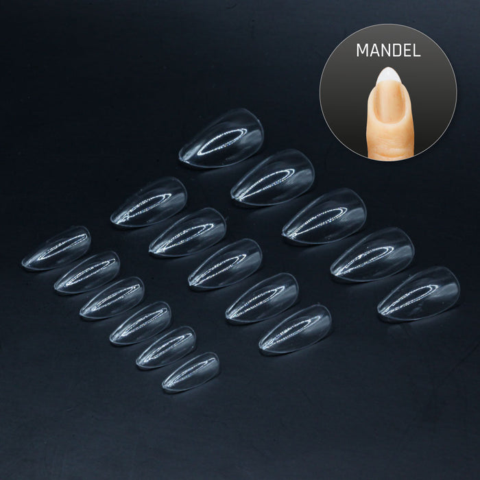Mandel extra kurz · Clear · Press On Tips
