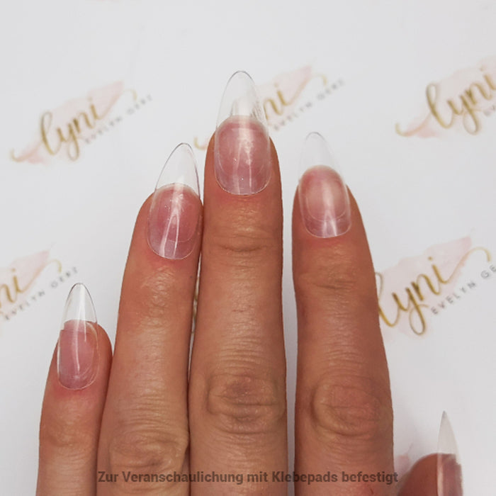 Mandel Normal · Clear · Press On Tips