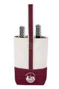 Maroon Double Bottle Wine Bag