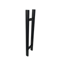 Matt Black Oval grip straight stainless steel pull handle 300mm CTC
