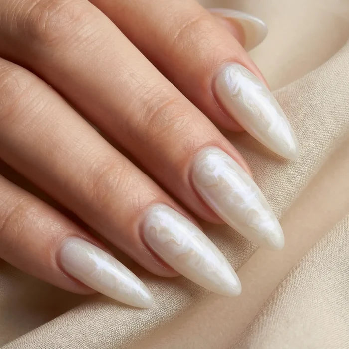 No File · Builder Gel Satin White