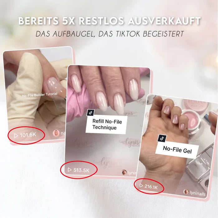 No File Gel Bestseller Starter-Set · Nägel ohne zu Feilen*