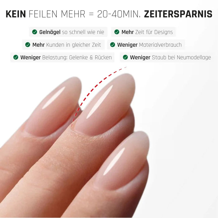 No File Gel Spar-Set · Nägel OHNE nerviges Feilen!