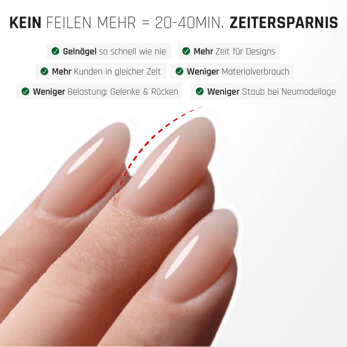 No File Gel Spar-Set · Nägel OHNE nerviges Feilen!