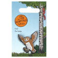 Owl Character Pin Badge / Κονκάρδα Γκρούφαλο Κουκουβάγια - Diavazo Greek Books