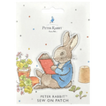 Peter Rabbit Reading Sew / Iron On Patch - Diavazo Greek Books