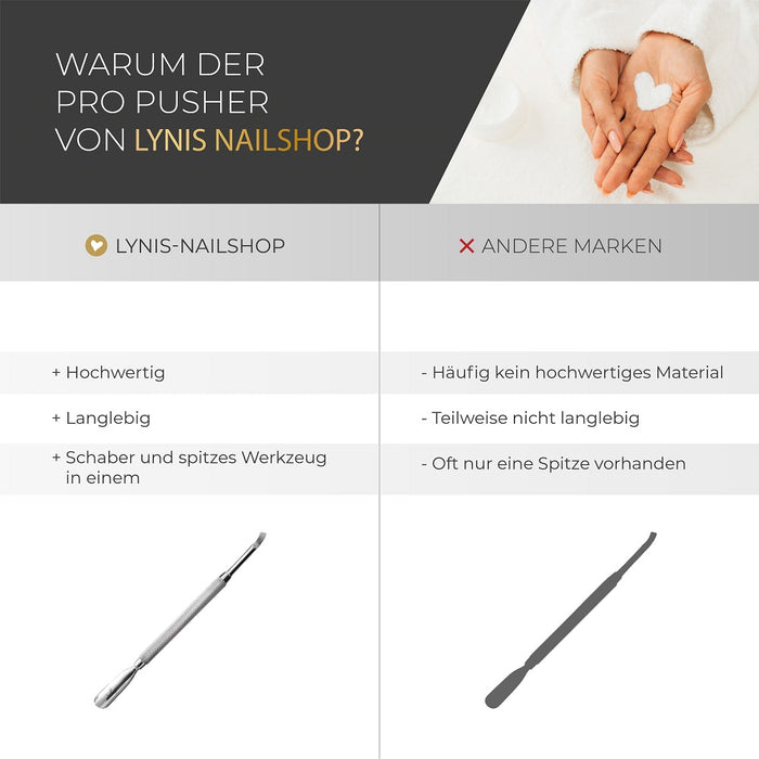 Pro Pusher Nagelhautschieber Rose