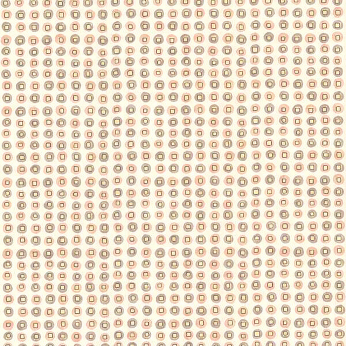 Raval Beige Classic Dotted Circle Design Wallpaper 341544