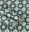Raval Green & White Classic Dotted Circle Design Wallpaper 341550