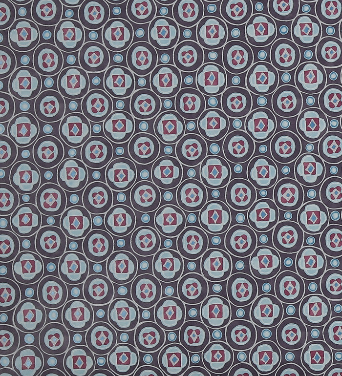 Raval Light Brown & White Classic Dotted Circle Design Wallpaper 341553