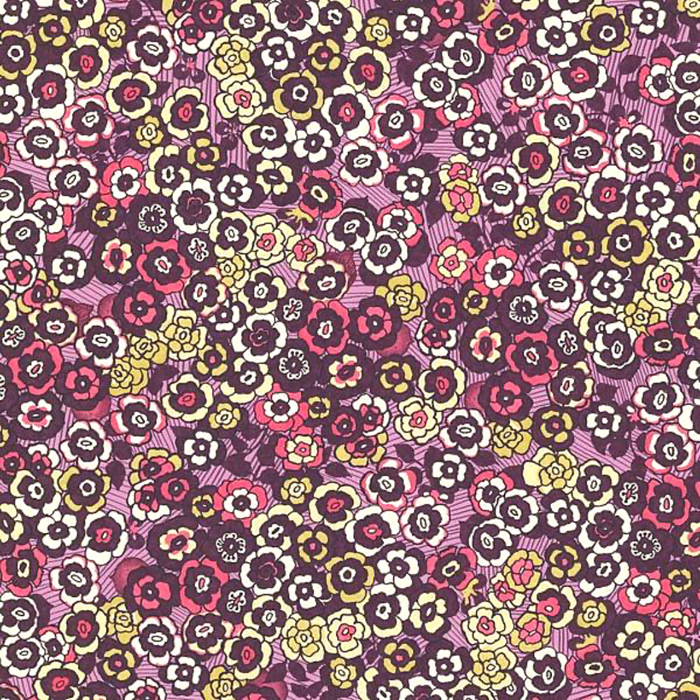 Raval Pink, Yellow & White Floral Design Wallpaper 341501