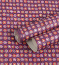 Raval Red & Purple Classic Dotted Circle Design Wallpaper 341541