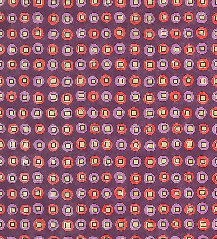Raval Red & Purple Classic Dotted Circle Design Wallpaper 341541