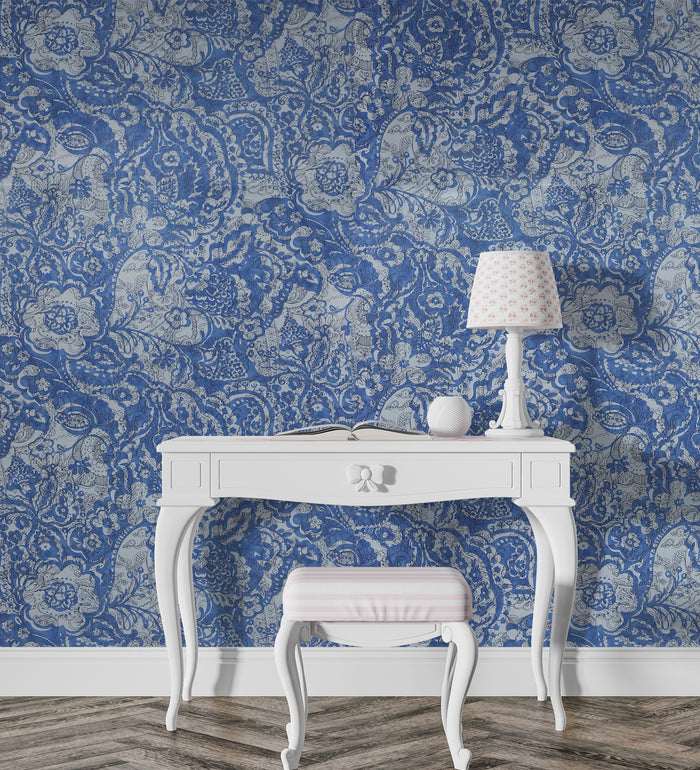 Raval Violet Floral Design Wallpaper 341523