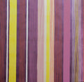 Raval Yellow, Maroon & White Striped Design Wallpaper 341511