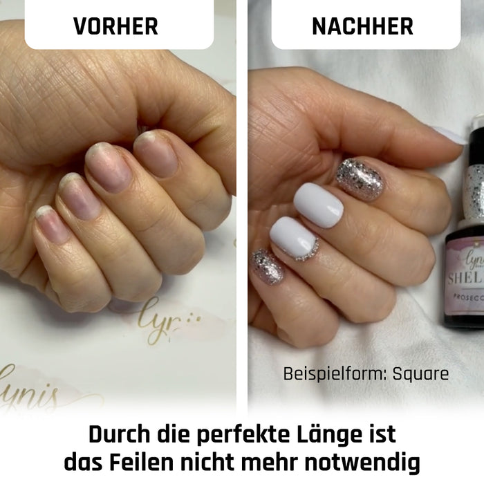 Rund extra kurz · Clear · Press On Tips
