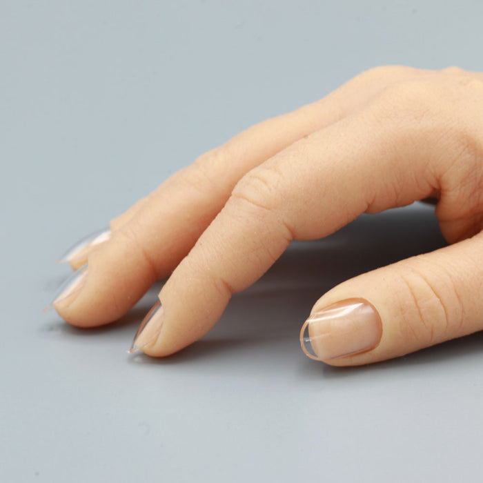 Rund Kurz · Clear · Press On Tips