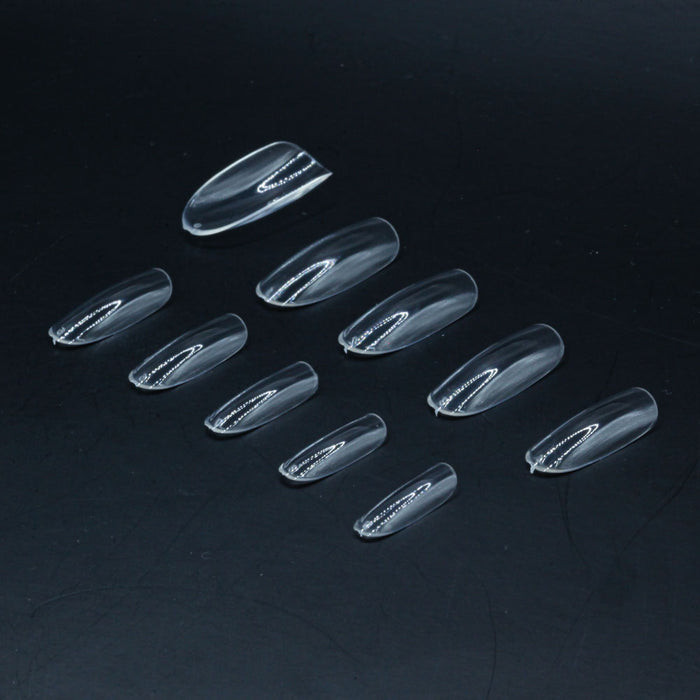 Rund Normal · Clear · Press On Tips