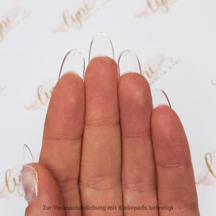 Rund Normal · Clear · Press On Tips