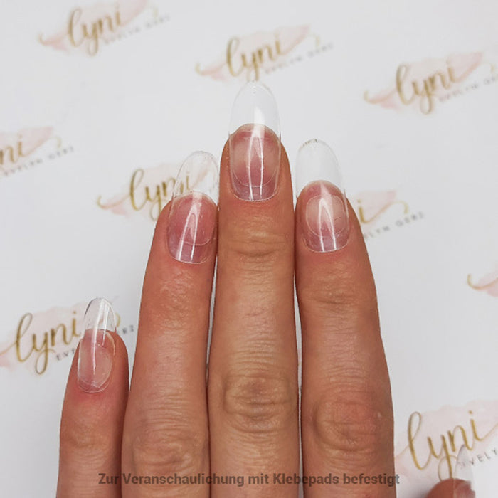 Rund Normal · Clear · Press On Tips
