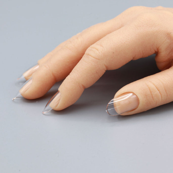 Rund Normal · Clear · Press On Tips