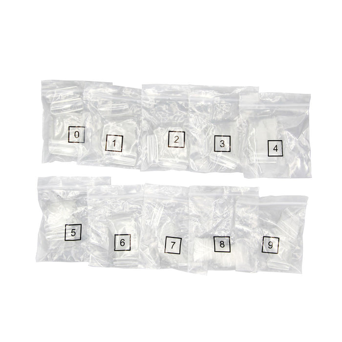 Rund Normal · Clear · Press On Tips