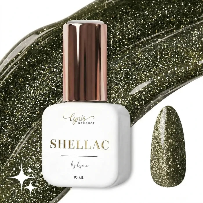 Shellac · Sparkle Autumn Green 10ml