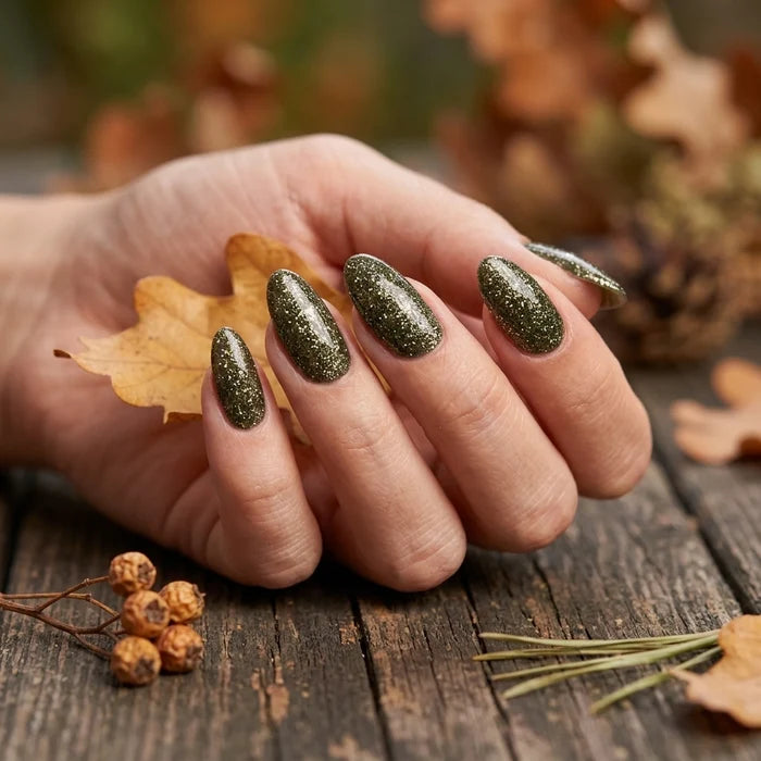 Shellac · Sparkle Autumn Green 10ml