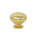 Solid Brass Hollow knob 38mm Polished Brass