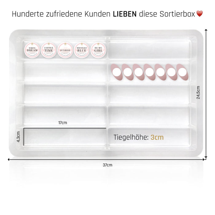 Sortierbox für Gele & Lacke