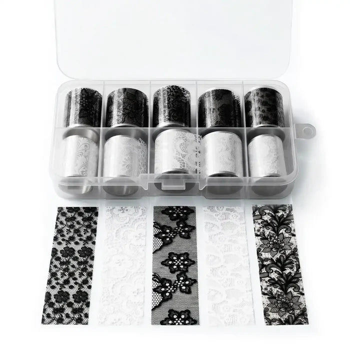 Spitze · Nailartbox mit Folien