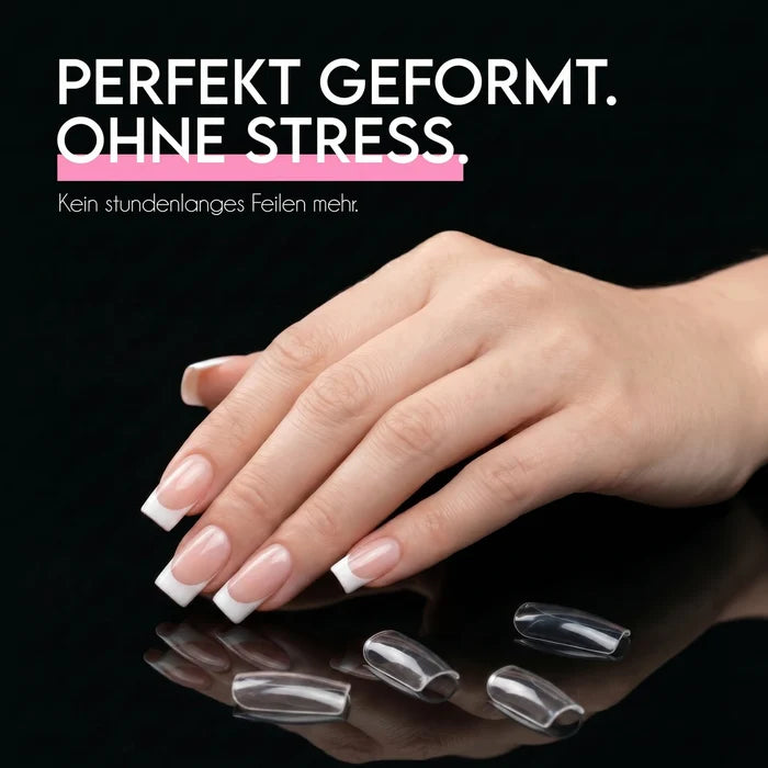 Square M · Sculpted Pressonnails · Soft Gel Tips