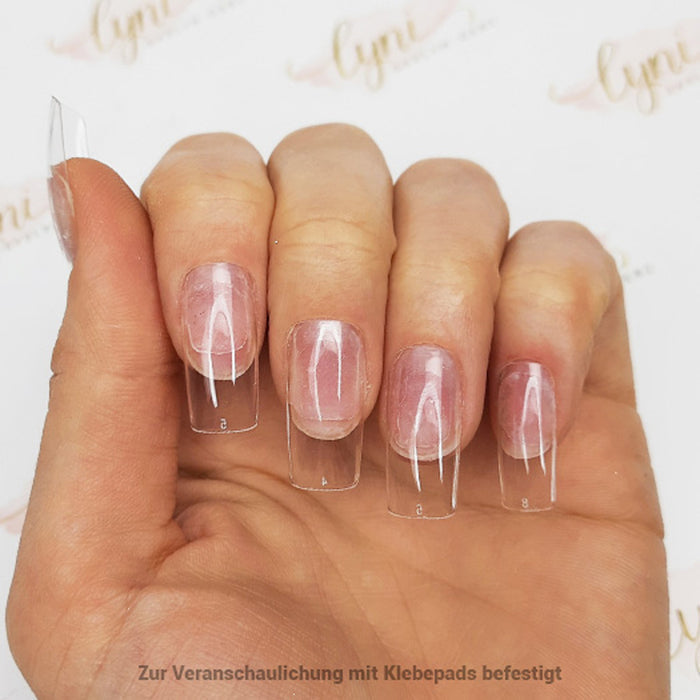 Square Normal · Clear · Press On Tips
