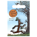 Stick Man Character Pin Badge / Κονκάρδα Ξυλαράκης - Diavazo Greek Books