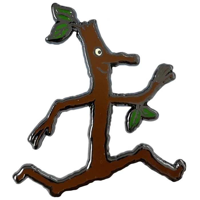 Stick Man Character Pin Badge / Κονκάρδα Ξυλαράκης - Diavazo Greek Books