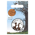 Stick Man Logo Pin Badge / Κονκάρδα Ξυλαράκης - Diavazo Greek Books