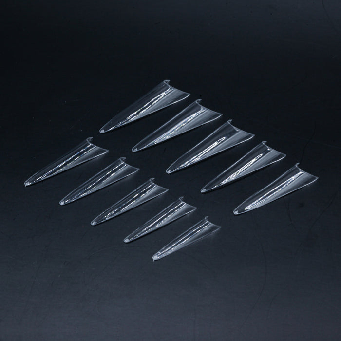 Stiletto extra lang · Tips Clear