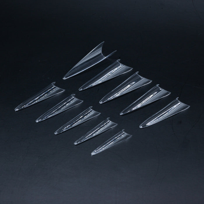 Stiletto extra lang · Tips Clear