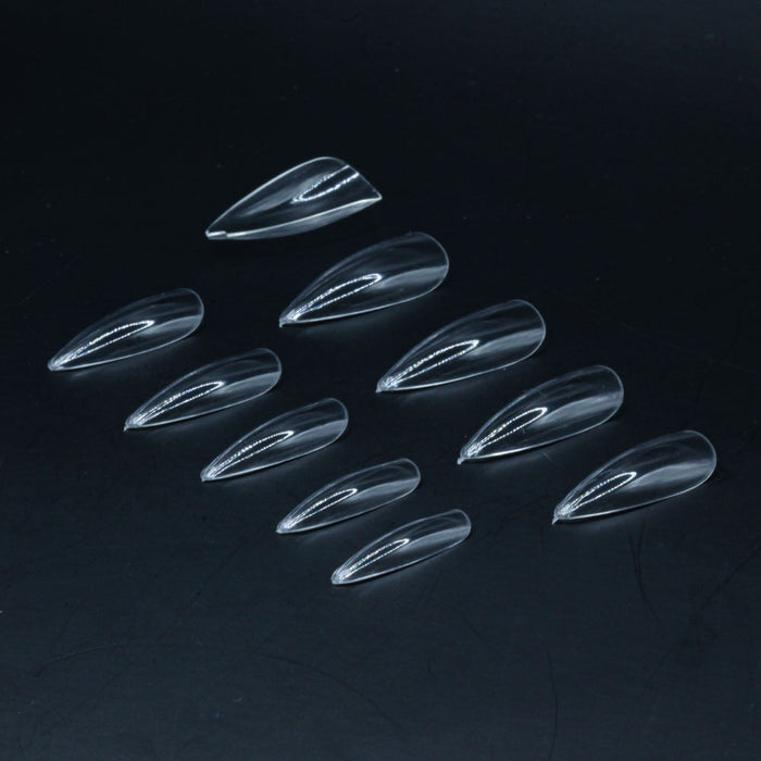 Stiletto Kurz · Clear · Press On Tips